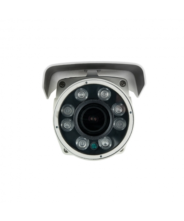 Telecamera AHD Bullet con Array 2 Mpx 1080P Varifocale 2,8 - 12mm Bianca