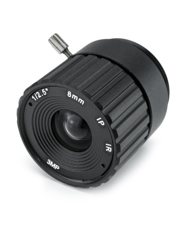 Focale e Diaframma Fissi 8mm per Telecamera Box VulTech