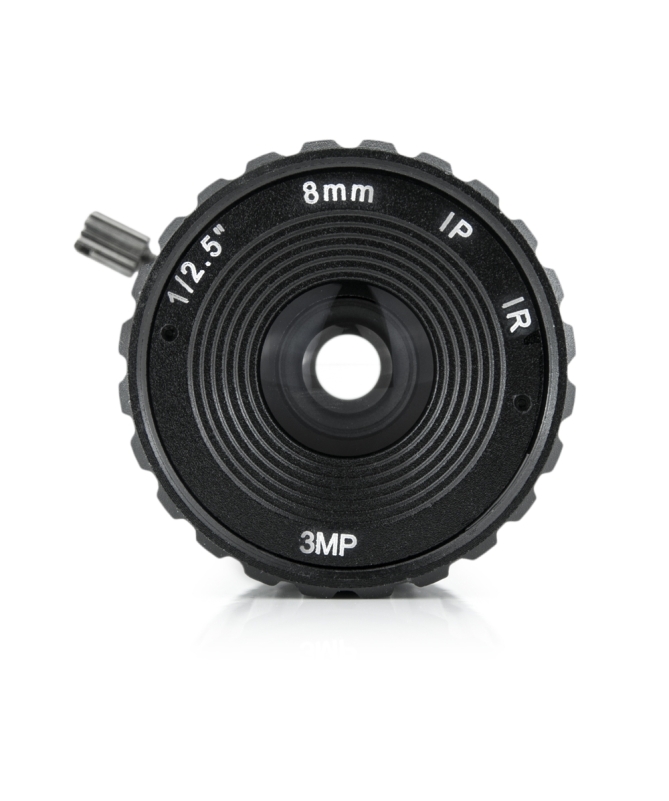 Focale e Diaframma Fissi 8mm per Telecamera Box VulTech
