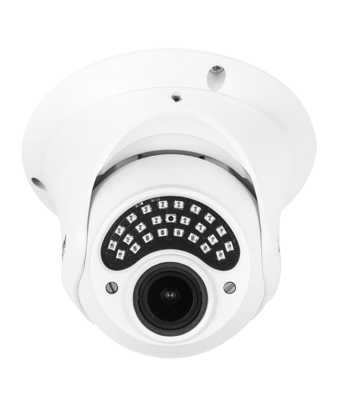 Telecamera Univerale 2MPX 1080P 4 in 1 AHD Dome ottica varifocale 2,8 - 12 mm