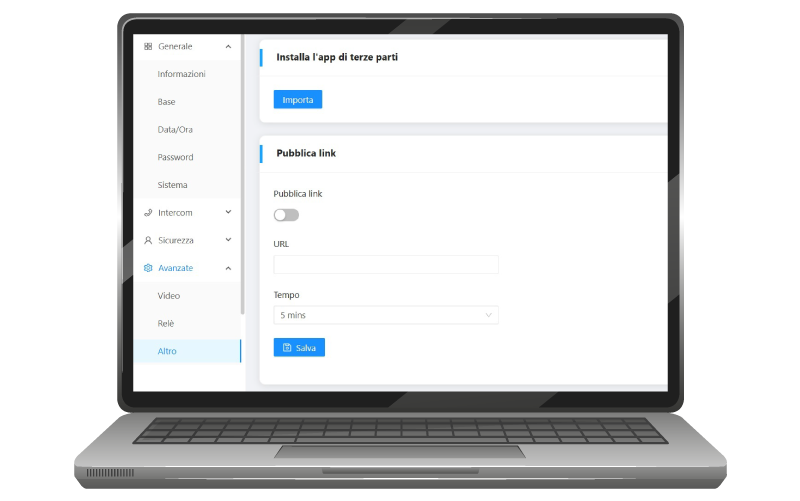 Monitor - Funzione Installazione di app di terze parti