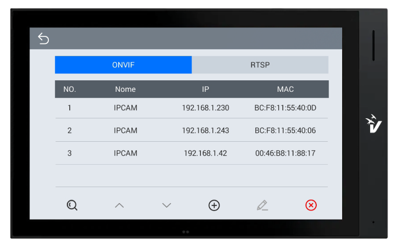 Monitor - Funzione Ricerca di IP-Cam Onvif tramite tool