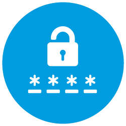 icona Recupero della password linea Evo VulTech Security